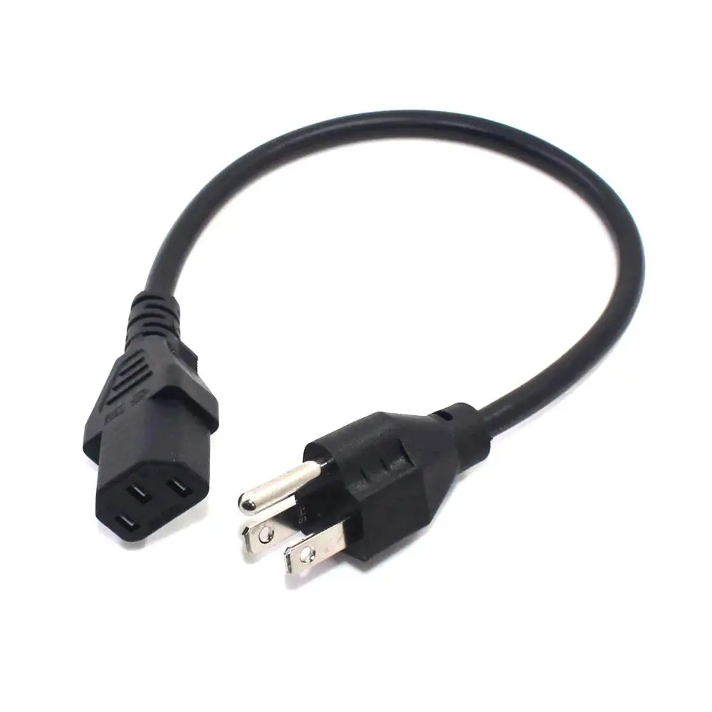 Outdoor Power Extension Cord - US Nema 5-15P Male Plug to