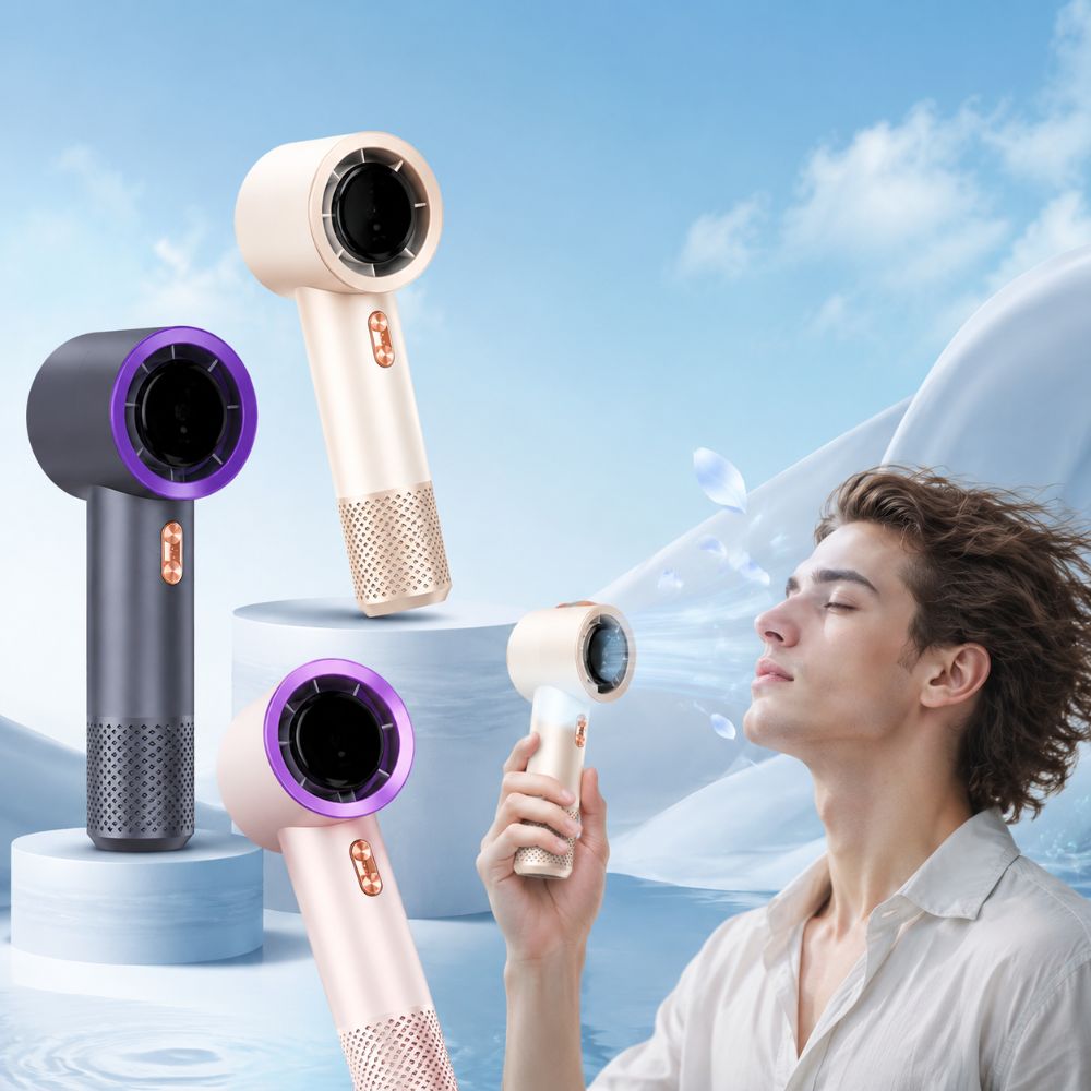 Outdoor Power Fan - New Adjustable Speeds Handheld Fan USB