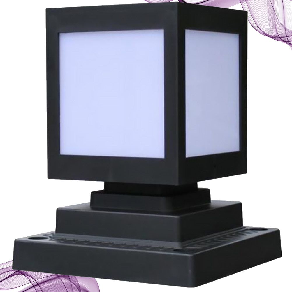Outdoor Power Pedestal - Lights Solar Powered Column Lamp Pedestal