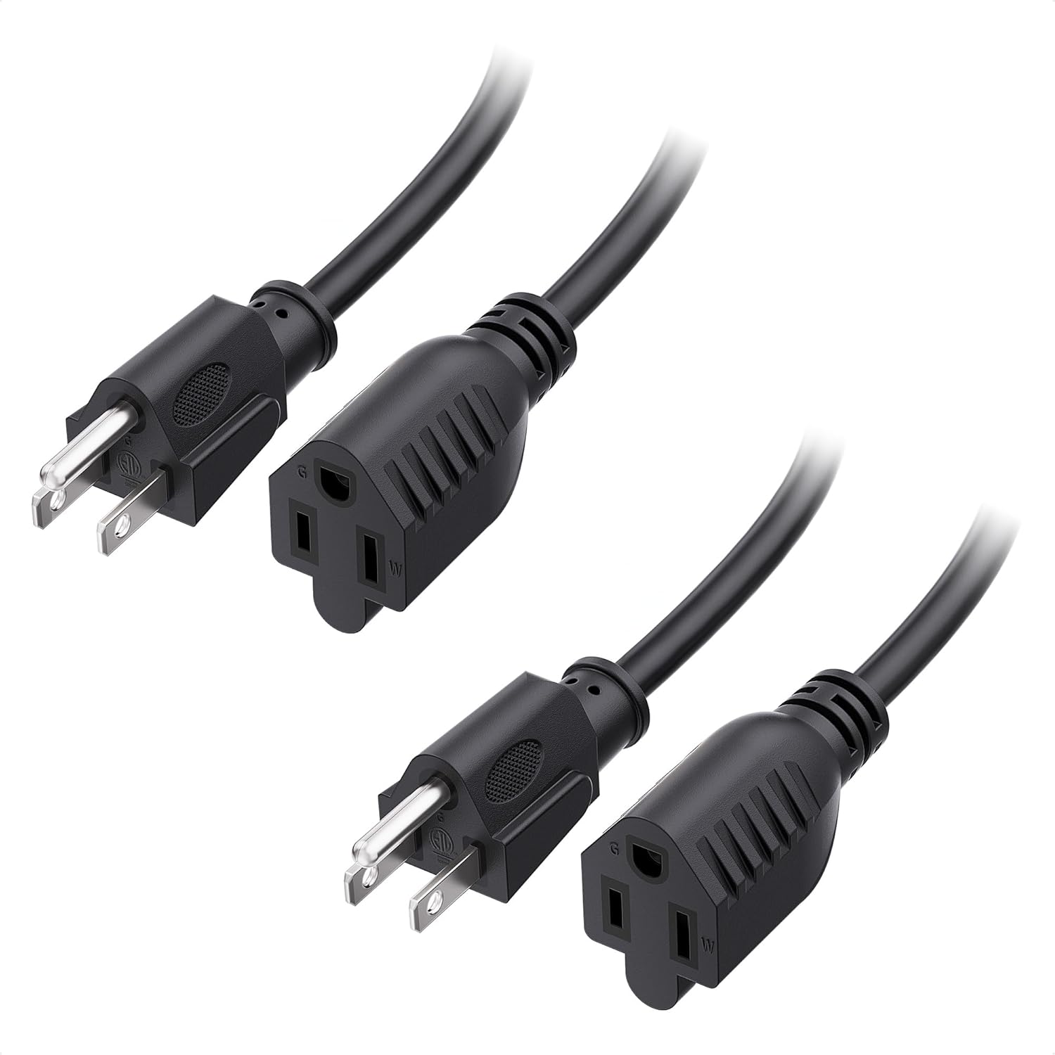 Outdoor Power Products - 2-Pack 16 AWG Heavy Duty 13A