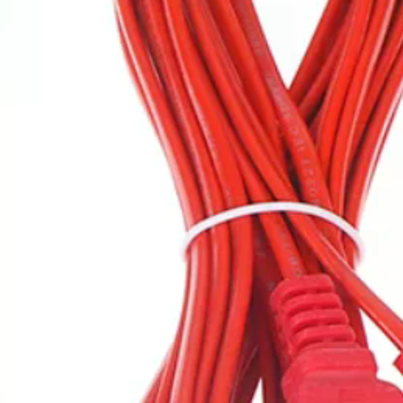 Outdoor Power Extension Cord - AC Power Cord White Black Red