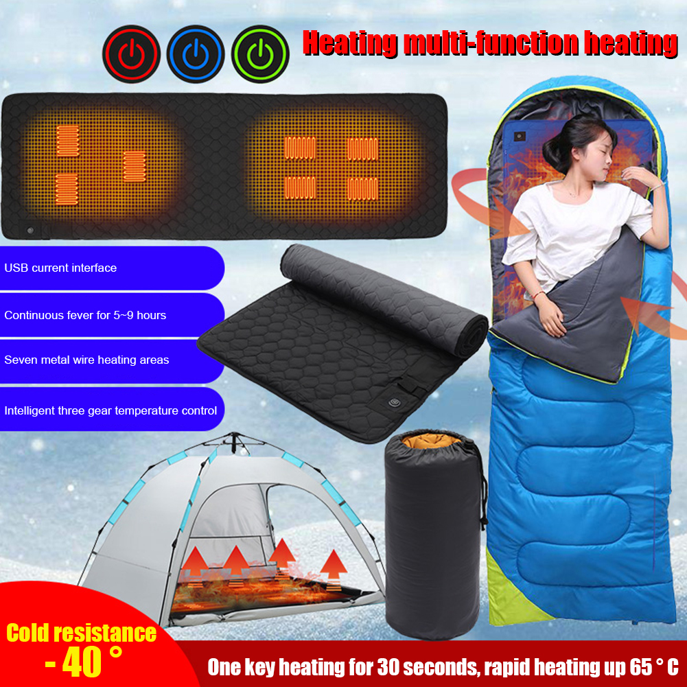 Outdoor Power Pedestal - USB Heating Sleeping Mat Outdoor Electric