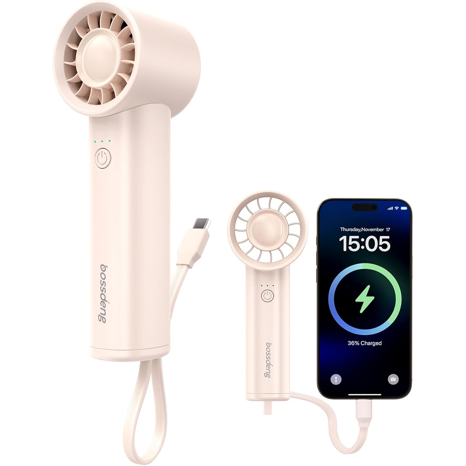 Outdoor Power Products - Portable Handheld Fan with Power Bank,