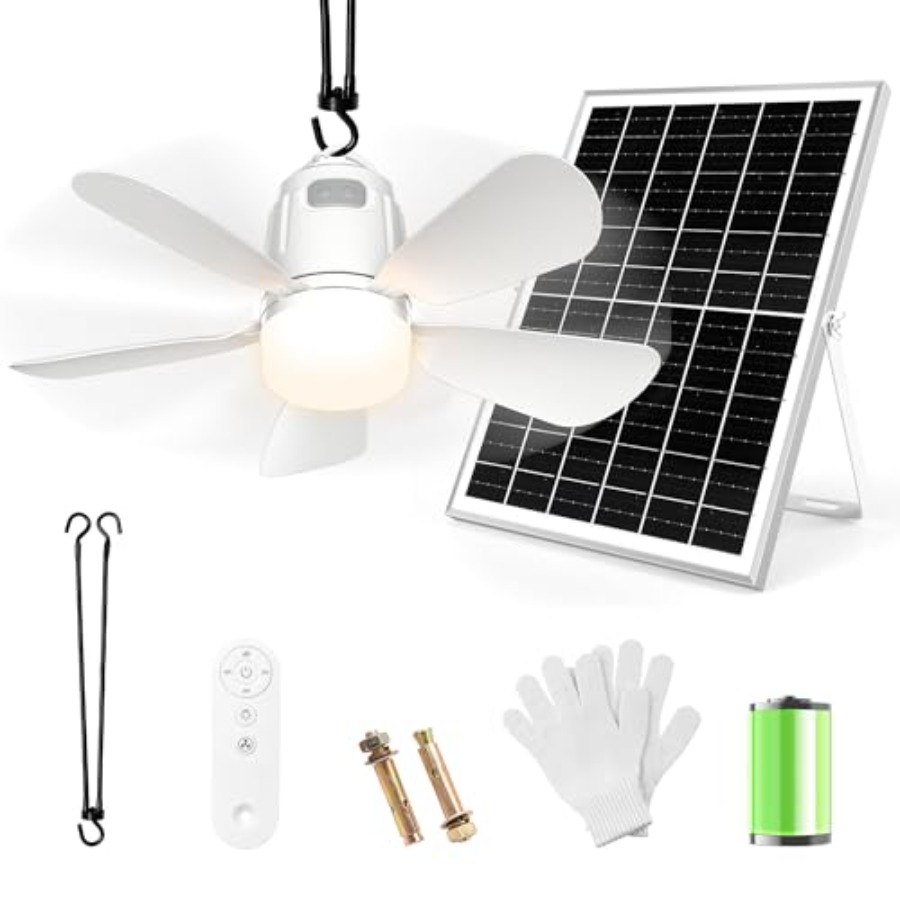 Outdoor Power Fan - Outdoor ceiling fan light for patios,