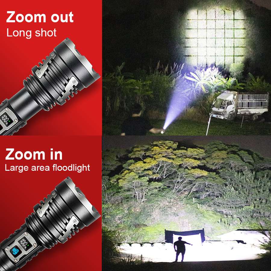 High Power Led Flashlight XHP3 - đánh giá và giá Quality Outdoor Power
