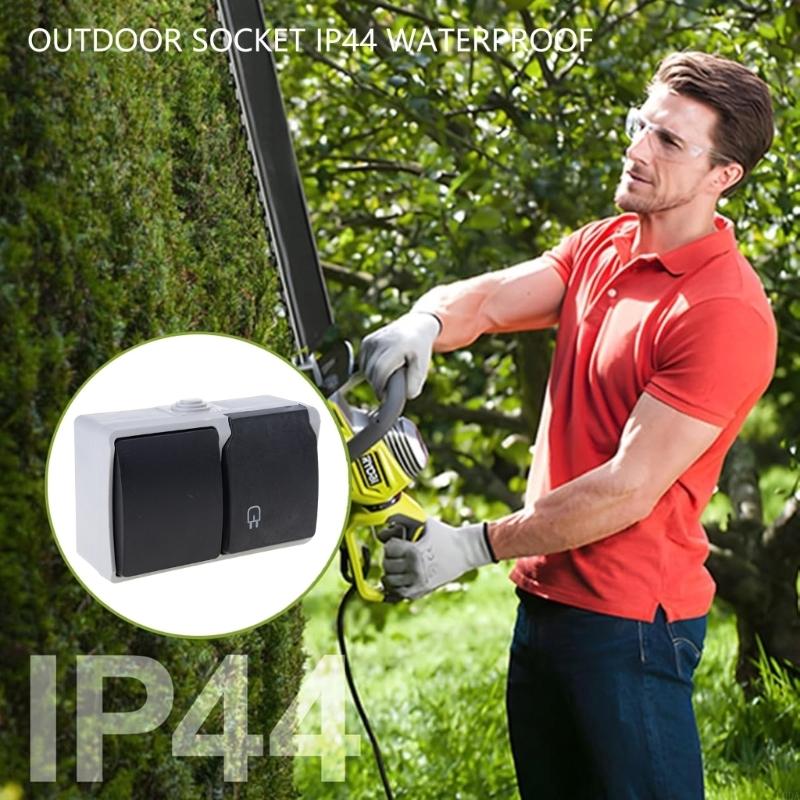  Waterproof Outlet with Cover  - đánh giá và giá Outdoor Power Outlet Install