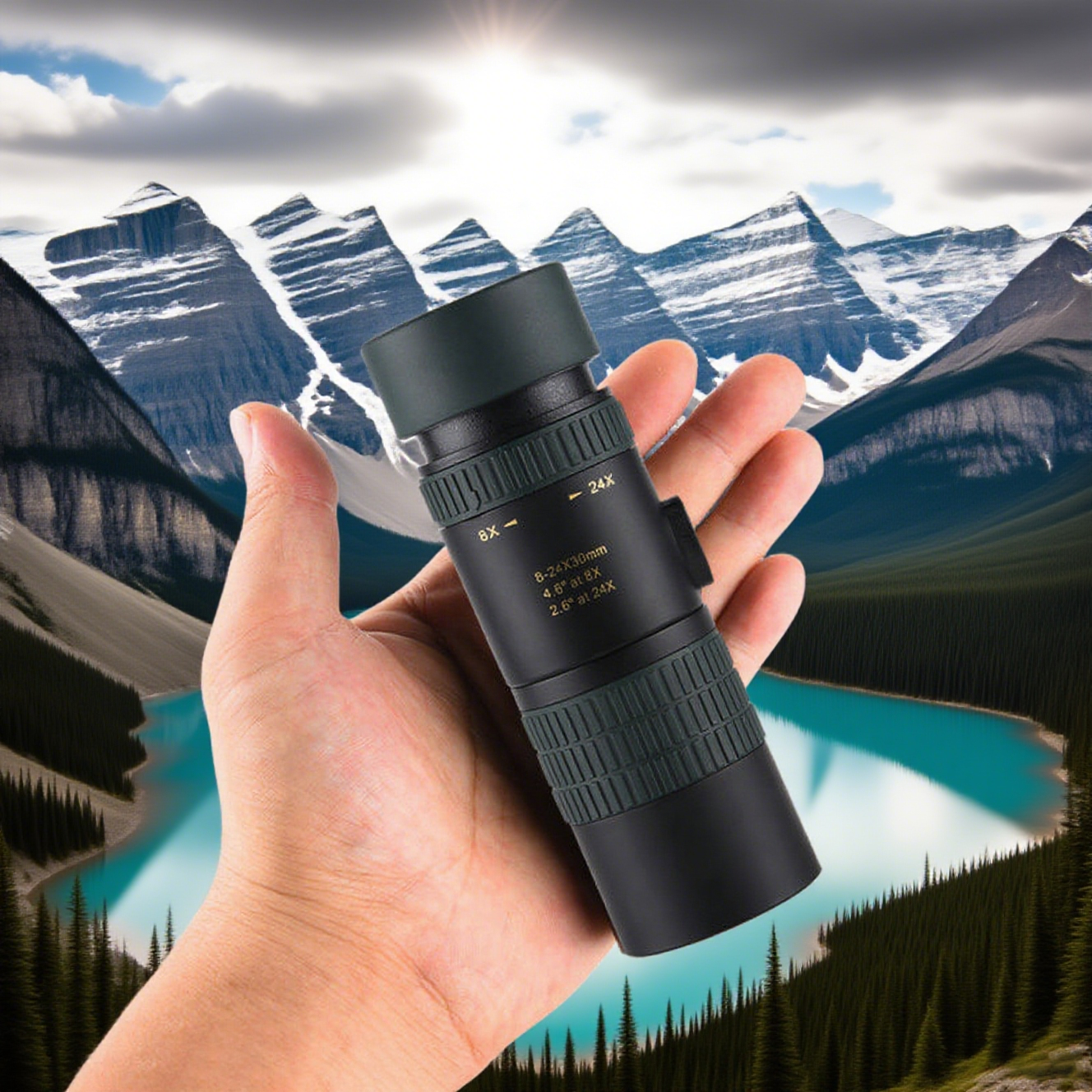 Powerful 8-24X30 Monoculars HD - đánh giá và giá Quality Outdoor Power