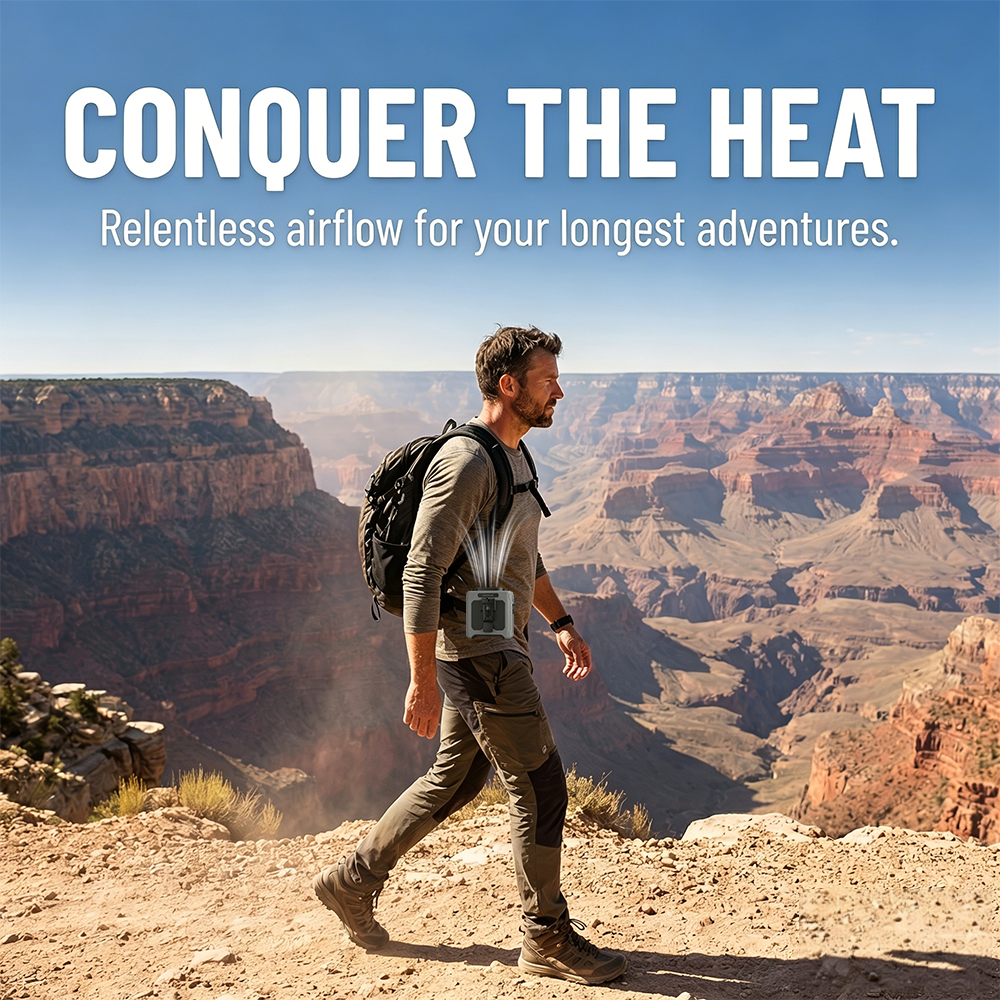 Portable Waist Fan Mini Hangin - đánh giá và giá Outdoor Power Fan