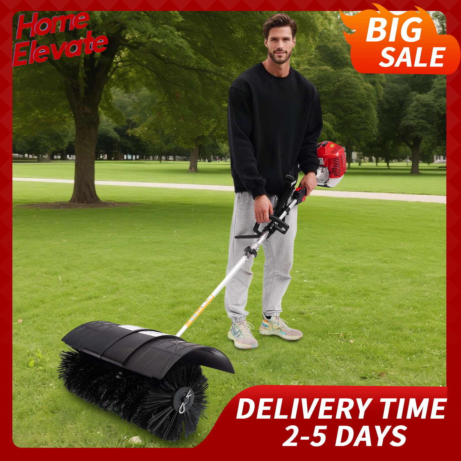 52cc 2 Stroke Gas Power Handhe - đánh giá và giá Outdoor Power Broom