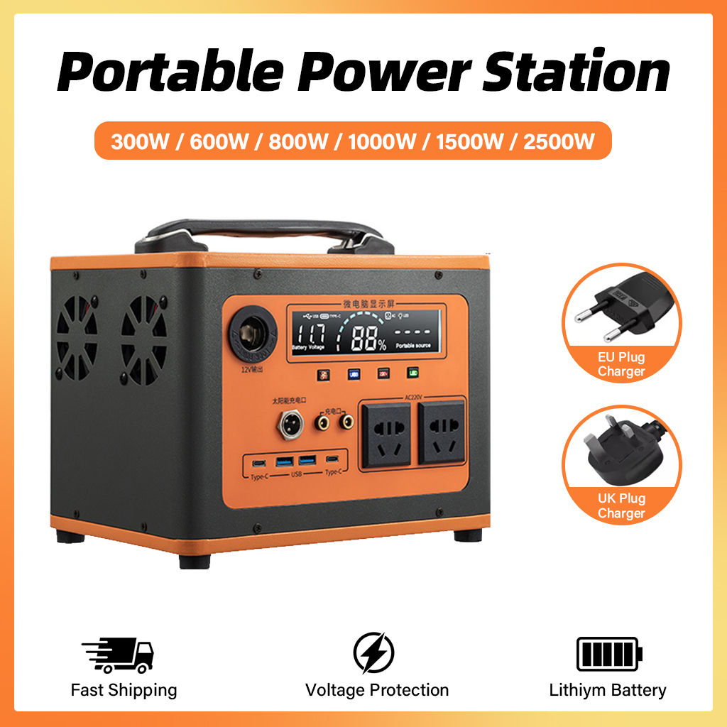 Portable Power Station 300/600 - đánh giá và giá Outdoor Power Generator