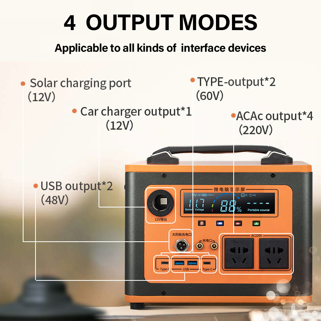 Portable Power Station 300/600 - đánh giá và giá Outdoor Power Generator