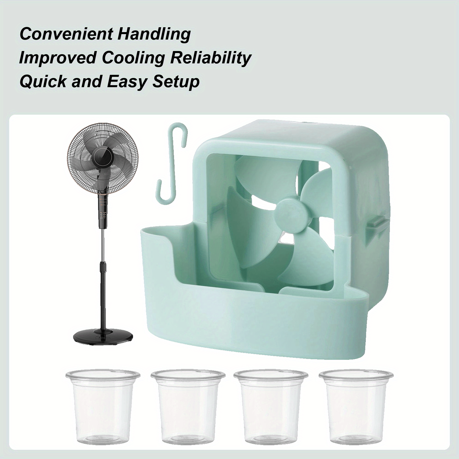 Zero-Power Portable Cooling Fa - đánh giá và giá Outdoor Power Fan