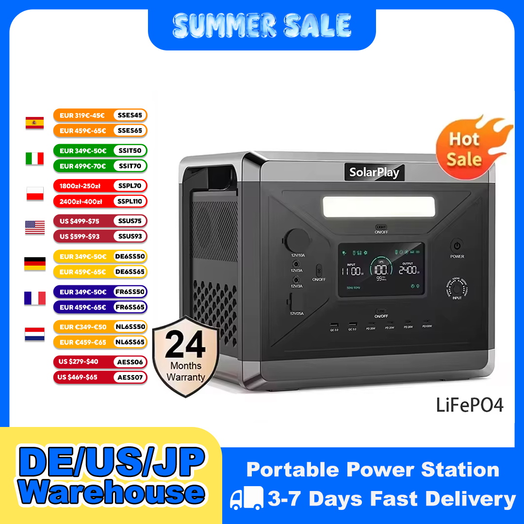 SOLARPLAY Portable Power Stati - đánh giá và giá Outdoor Power Generator