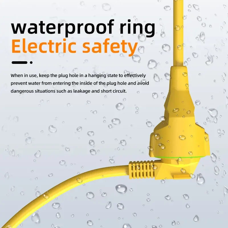 16A EU Schuko Power Strip 4KW  - đánh giá và giá Outdoor Power Extension Cord