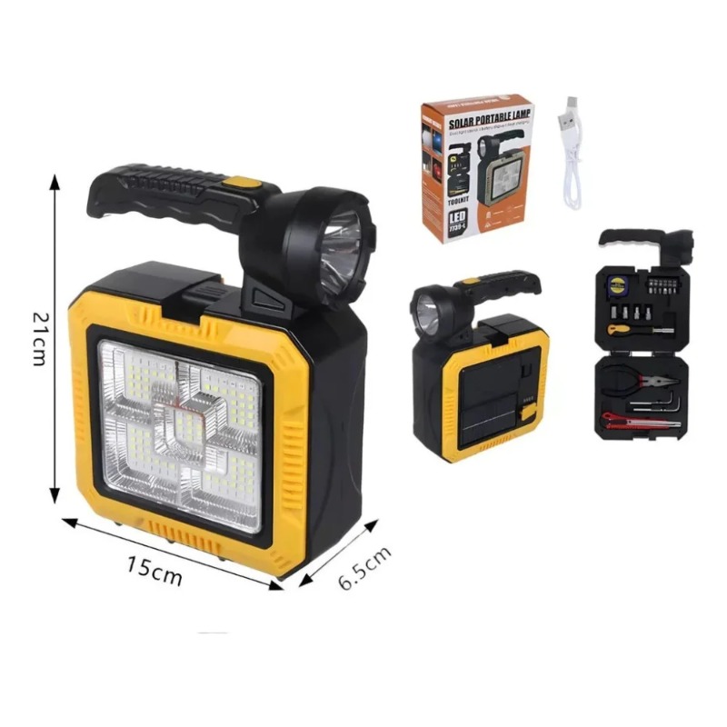 Solar-Powered Handheld Spotlig - đánh giá và giá Outdoor Power Tool Kit