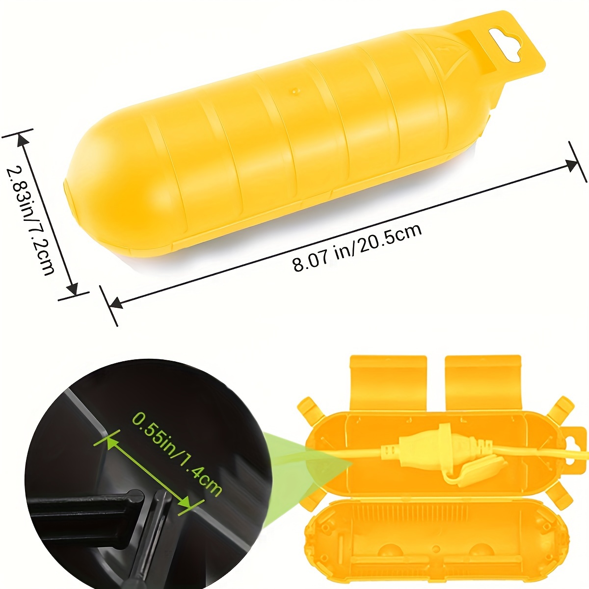 Extension yellow Cord Safety C - đánh giá và giá Outdoor Power Extension Cord
