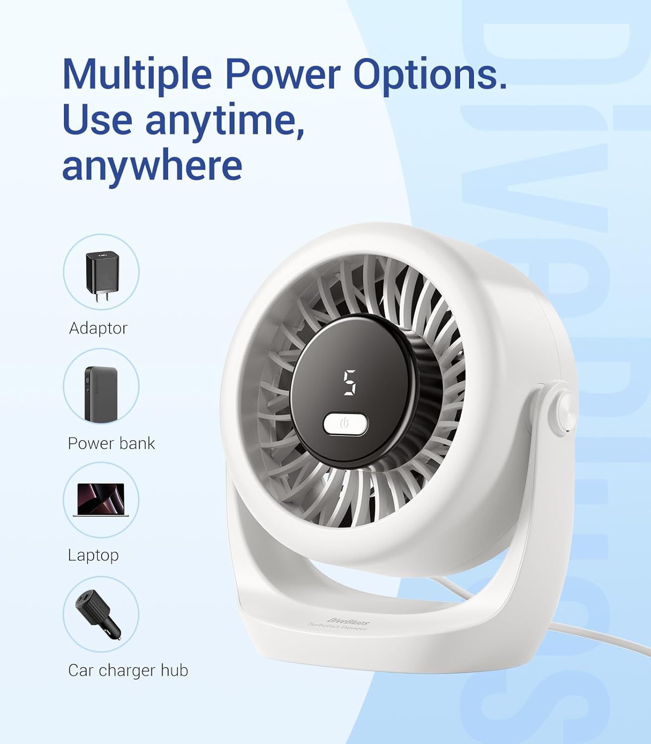 USB Desk Turbo Fan, Ultra-Quie - đánh giá và giá Outdoor Power Fan
