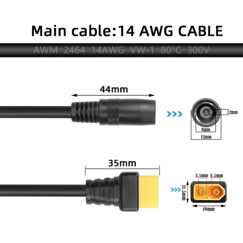 Y1UB XT60 Male Female to 8mm D - đánh giá và giá Outdoor Power Adapter Usb
