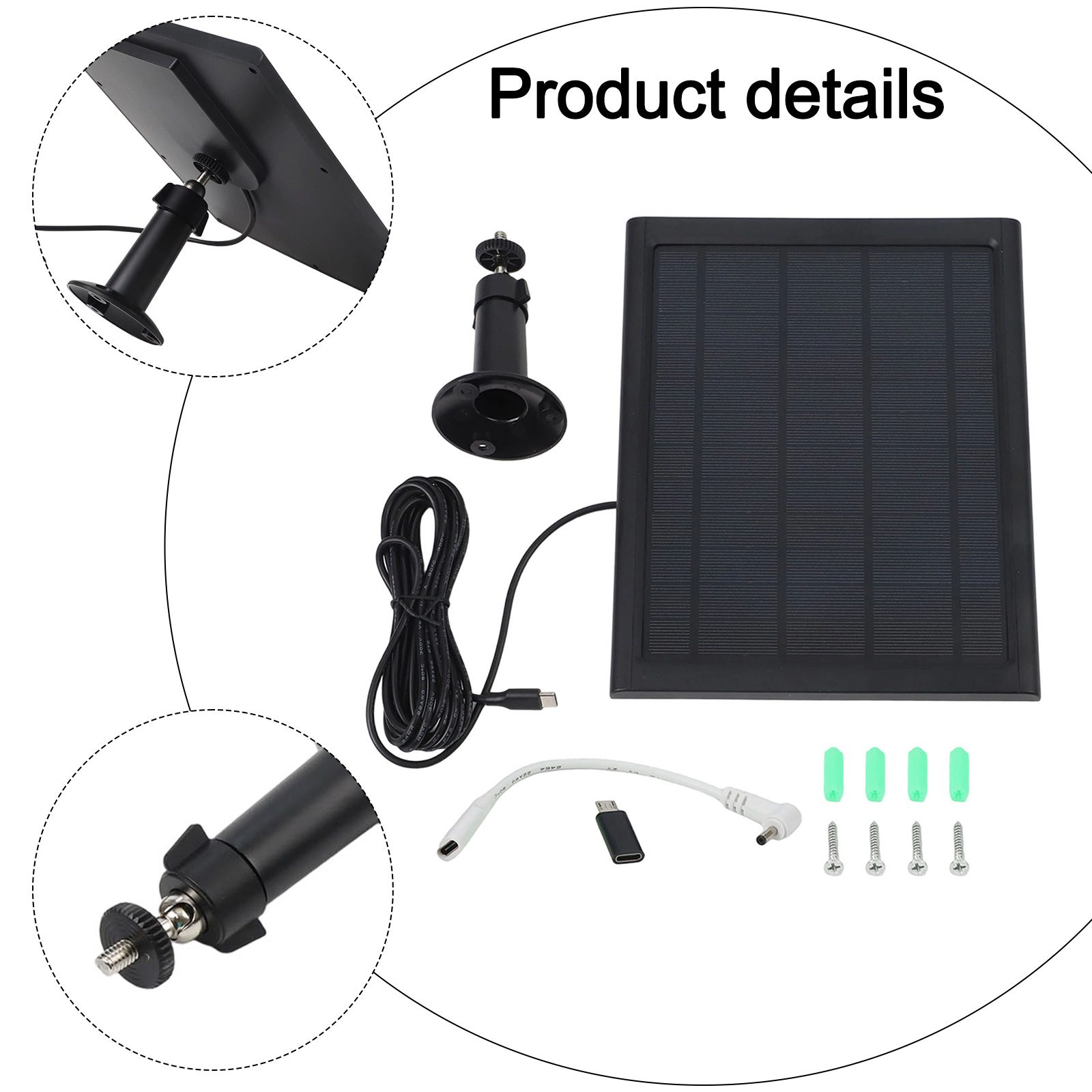 For Ring Devices Solar Charger - đánh giá và giá Outdoor Power Adapter Usb