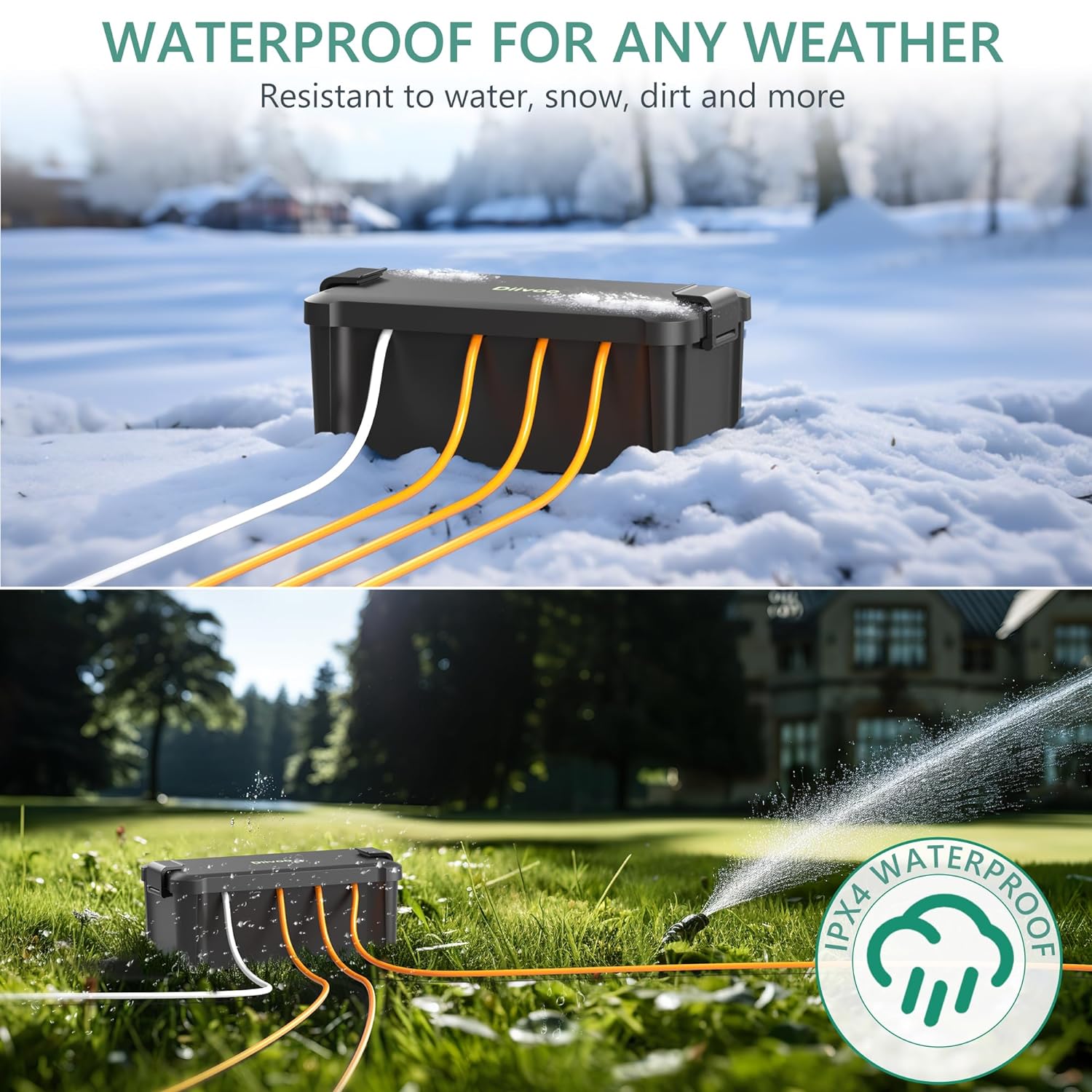 Diivoo Outdoor Waterproof Elec - đánh giá và giá Outdoor Power Supply Box