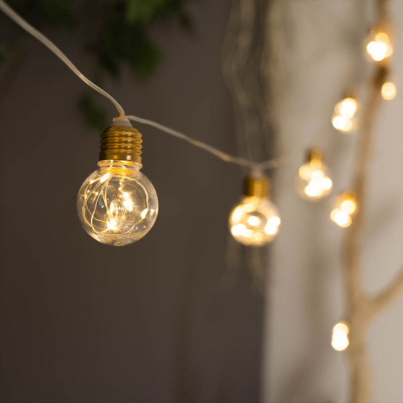 4M 10Bulbs Patio String Light  - đánh giá và giá Outdoor Power Adapter Usb
