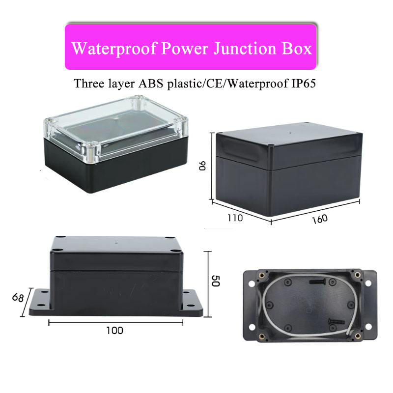 ABS Plastic Black Triple Water - đánh giá và giá Outdoor Power Supply Box