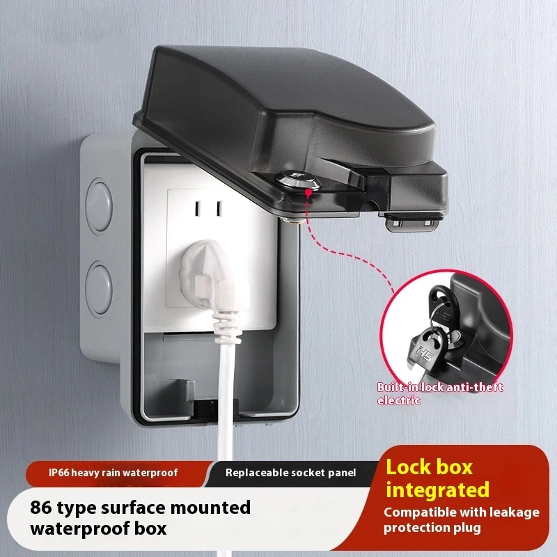 Outdoor Waterproof Socket Open - đánh giá và giá Power Switch Outdoor