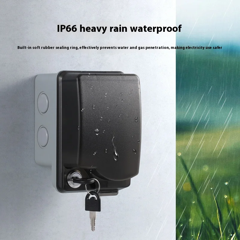 Outdoor Waterproof Socket Open - đánh giá và giá Power Switch Outdoor