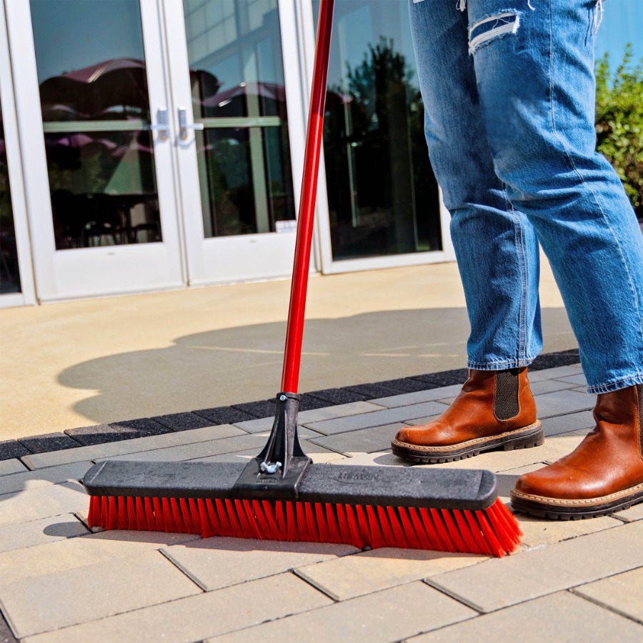 24 High Power Multi-Surface Pu - đánh giá và giá Outdoor Power Broom