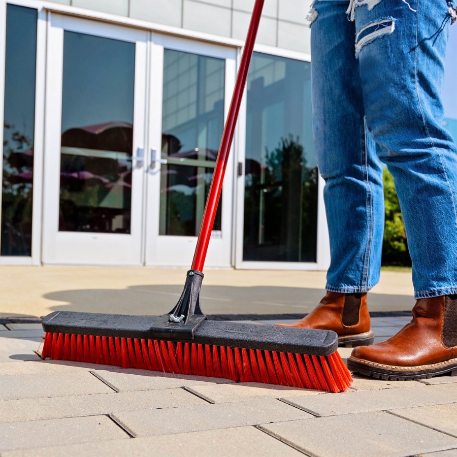 24 High Power Multi-Surface Pu - đánh giá và giá Outdoor Power Broom
