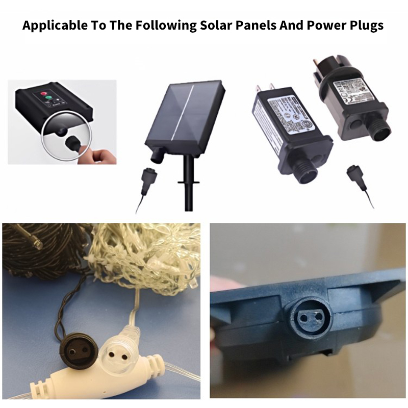 Outdoor 2Pin LED Connector wit - đánh giá và giá Outdoor Power Extension Cord