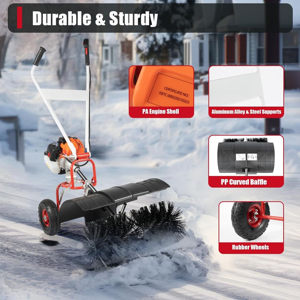 52cc Gasoline-Powered Handheld - đánh giá và giá Outdoor Power Broom