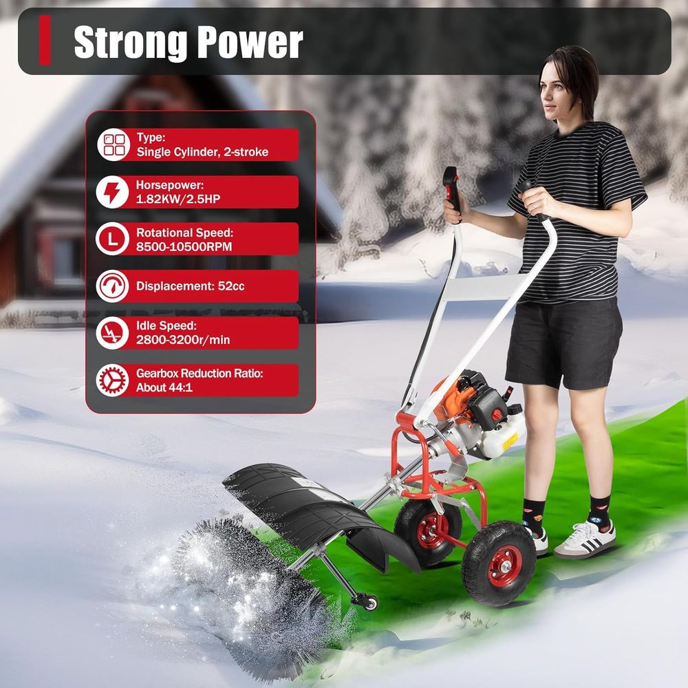 52cc Gasoline-Powered Handheld - đánh giá và giá Outdoor Power Broom
