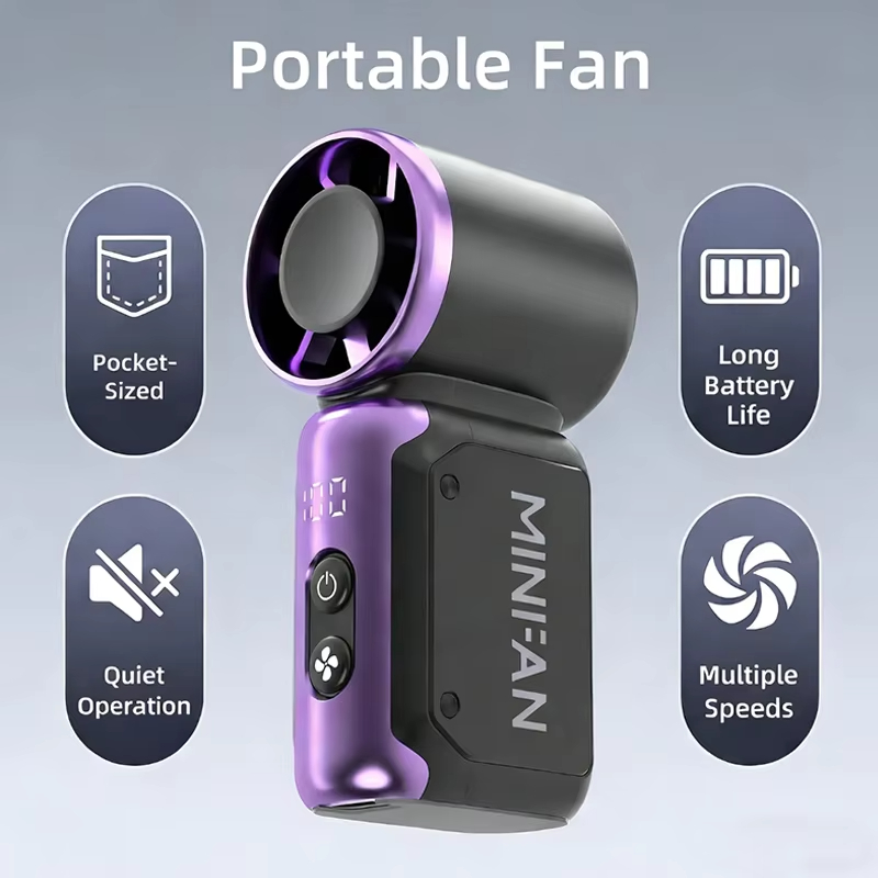 Mini Handheld Fan Portable Sil - đánh giá và giá Outdoor Power Fan