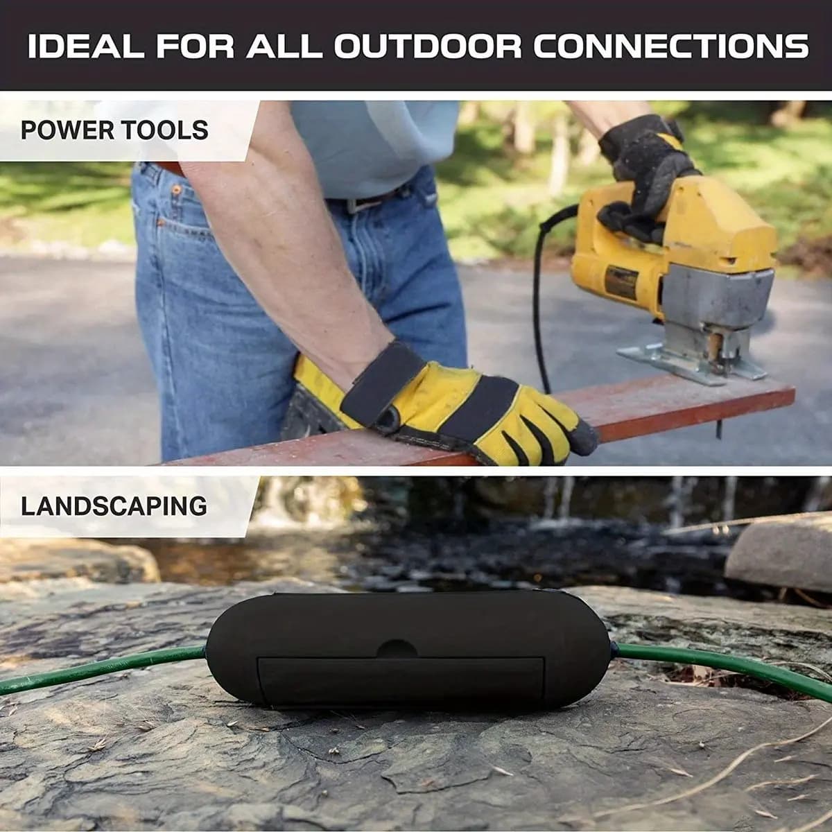 Outdoor Extension Cord Sleeve  - đánh giá và giá Outdoor Power Extension Cord