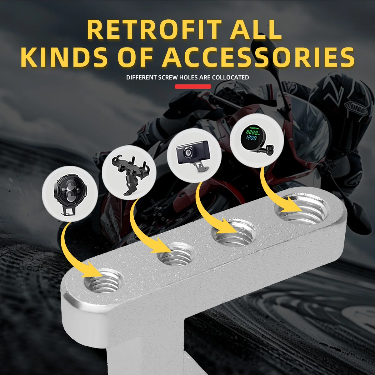 M5 M6 M8 Thread 4 Holes Motorc - đánh giá và giá Outdoor Power Products