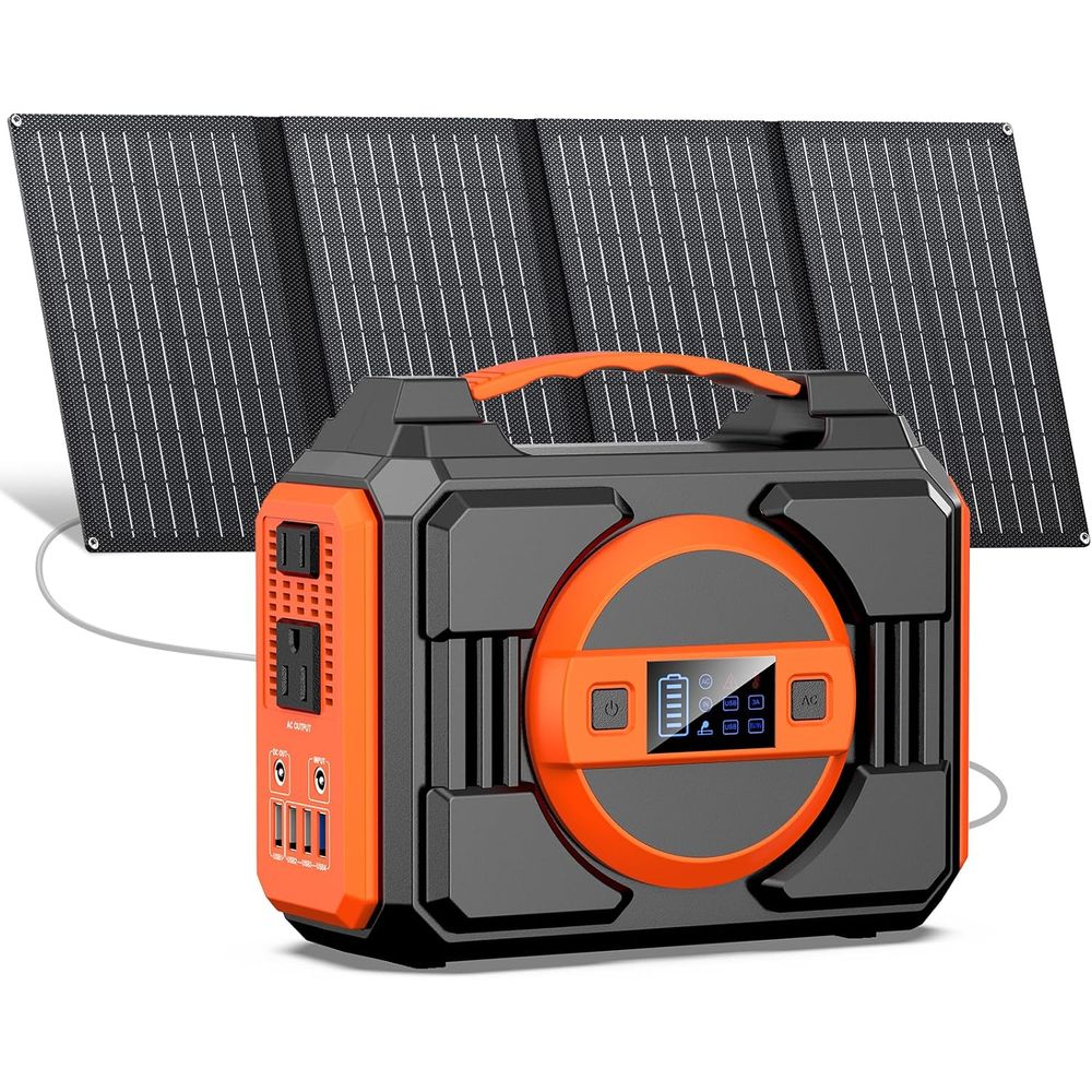 300W Portable Solar Generator  - đánh giá và giá Outdoor Power Outlet Solar