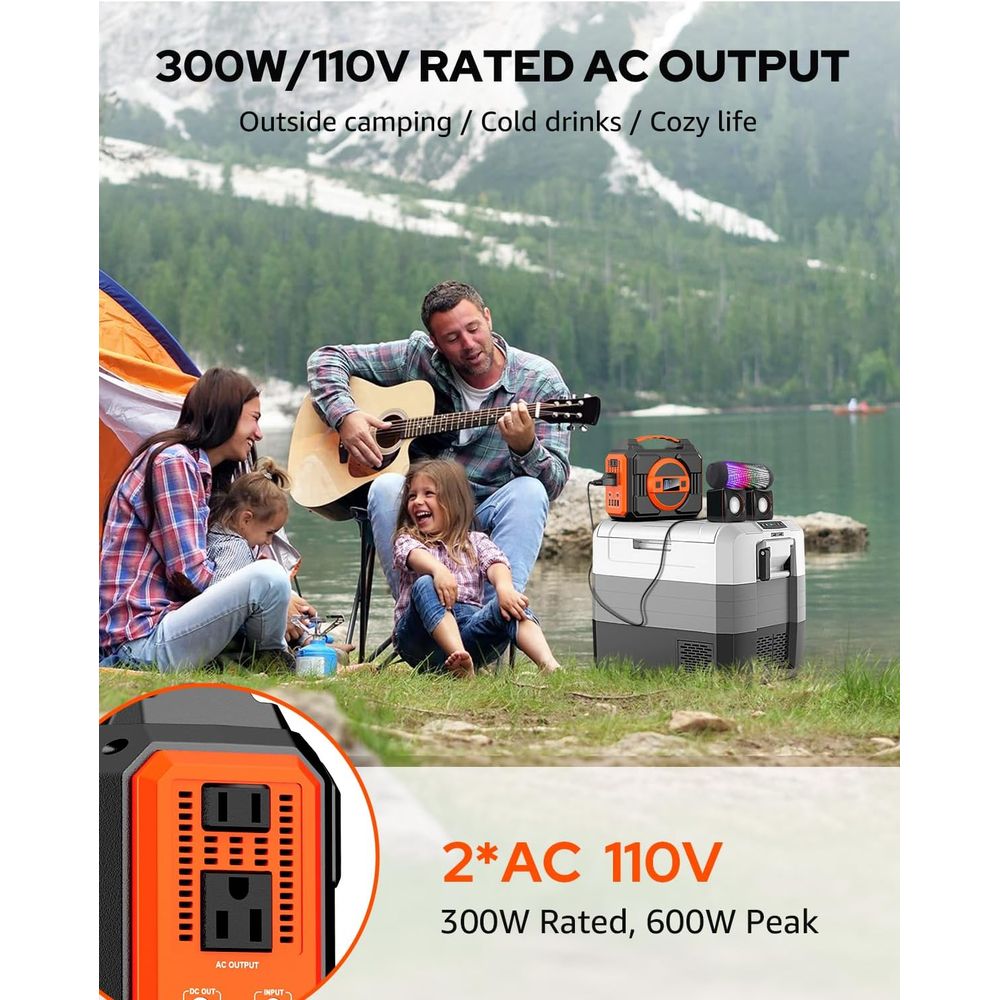 300W Portable Solar Generator  - đánh giá và giá Outdoor Power Outlet Solar