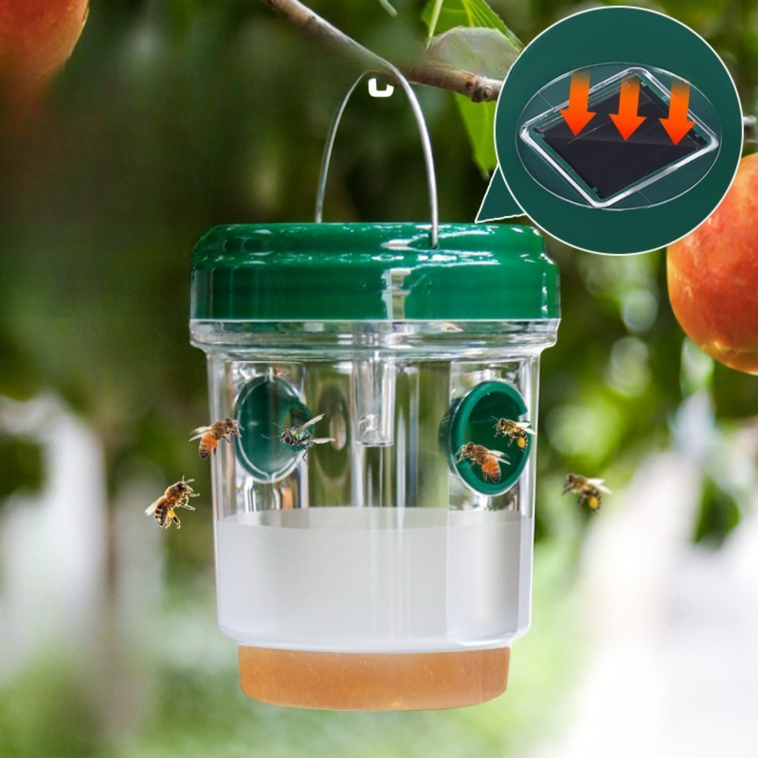 1-6PCS Solar Wasp Trap Waterpr - đánh giá và giá Outdoor Power Outlet Solar