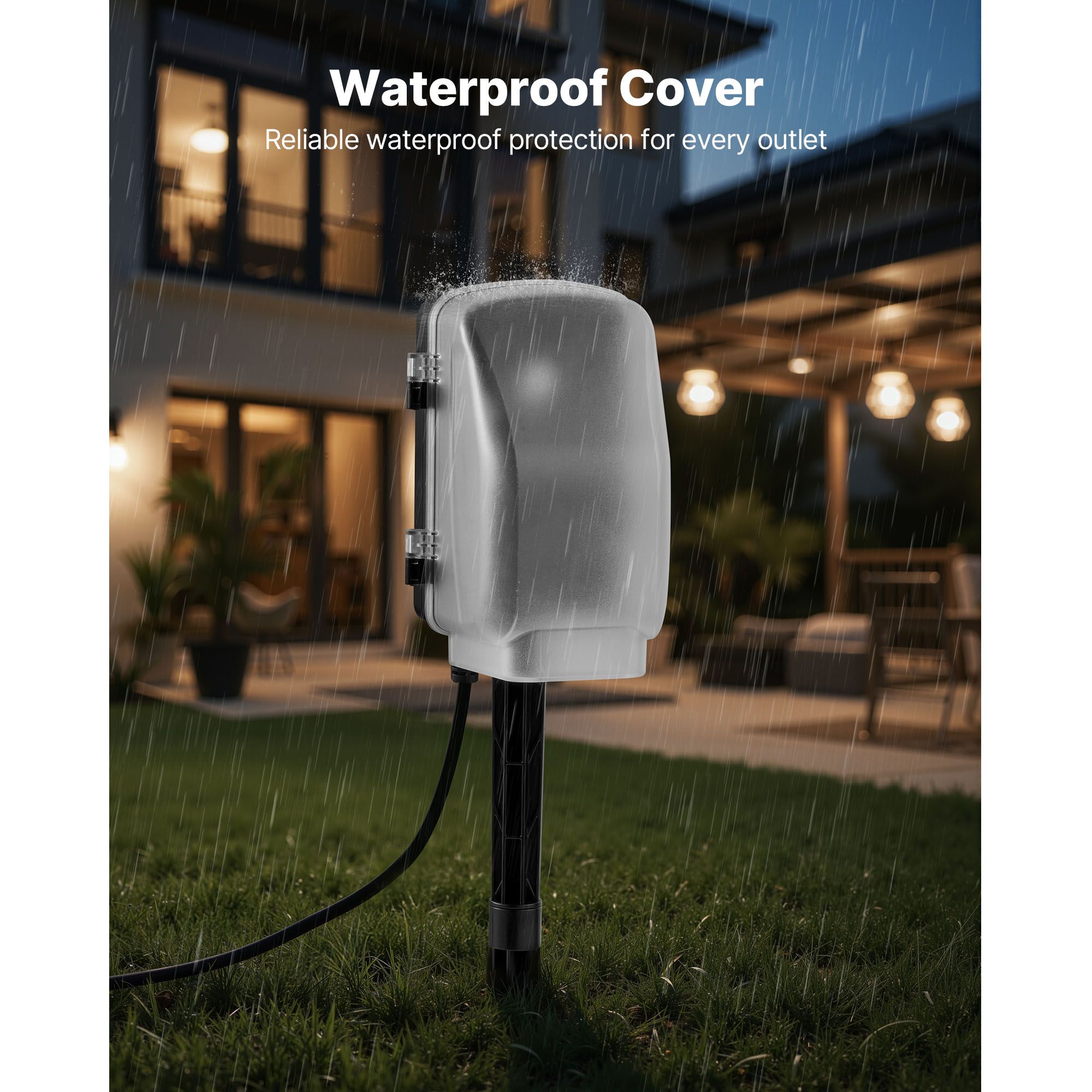 Outdoor Power Stake 25FT Exten - đánh giá và giá Outdoor Power Extension Cord