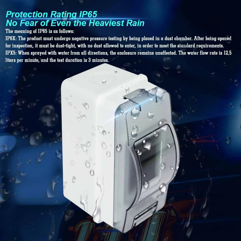 HT-2 IP65 Waterproof Distribut - đánh giá và giá Outdoor Power Supply Box