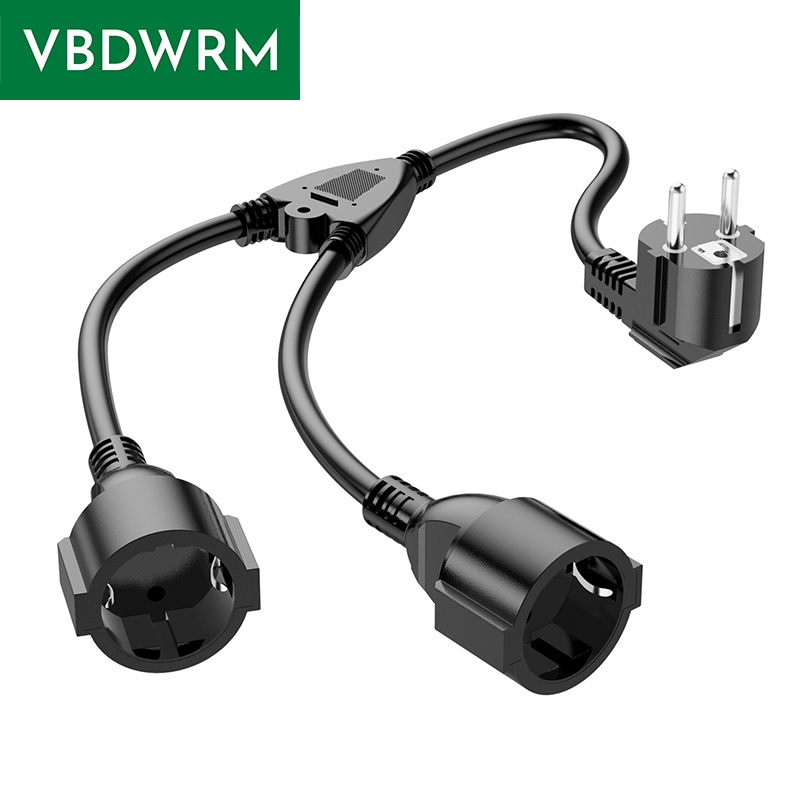 EU Power Splitter Cord 1X2 Eur - đánh giá và giá Outdoor Power Extension Cord